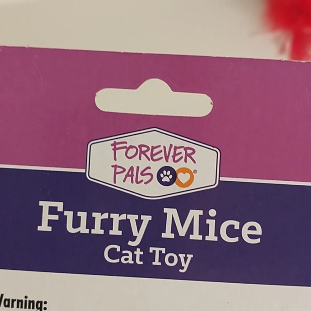 Forever Pals Cat Toys Festive Donut and Furry Mice - Picture 4 of 7